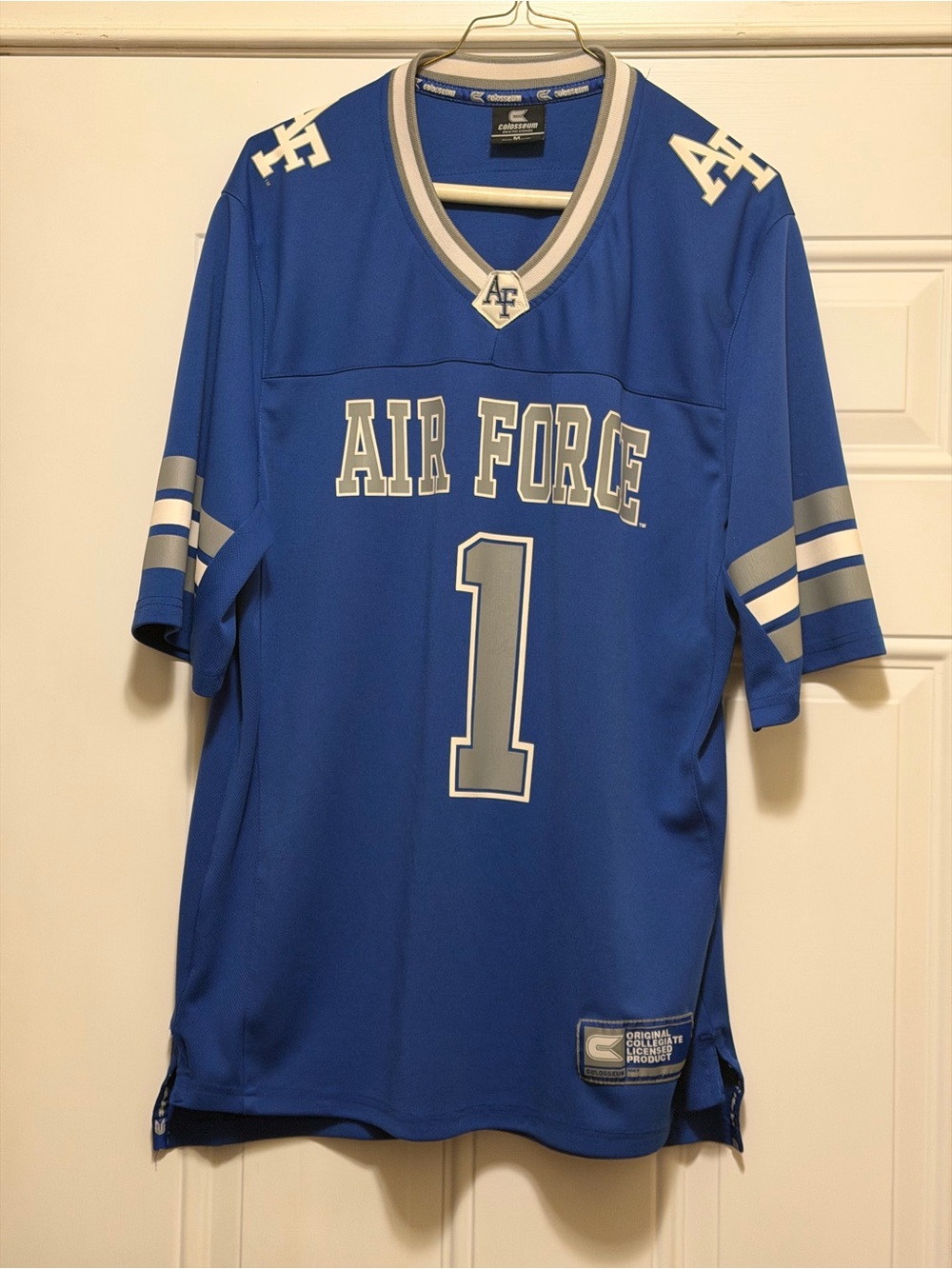 Colosseum Air Force Blue/Gray #1 Men’s Jersey